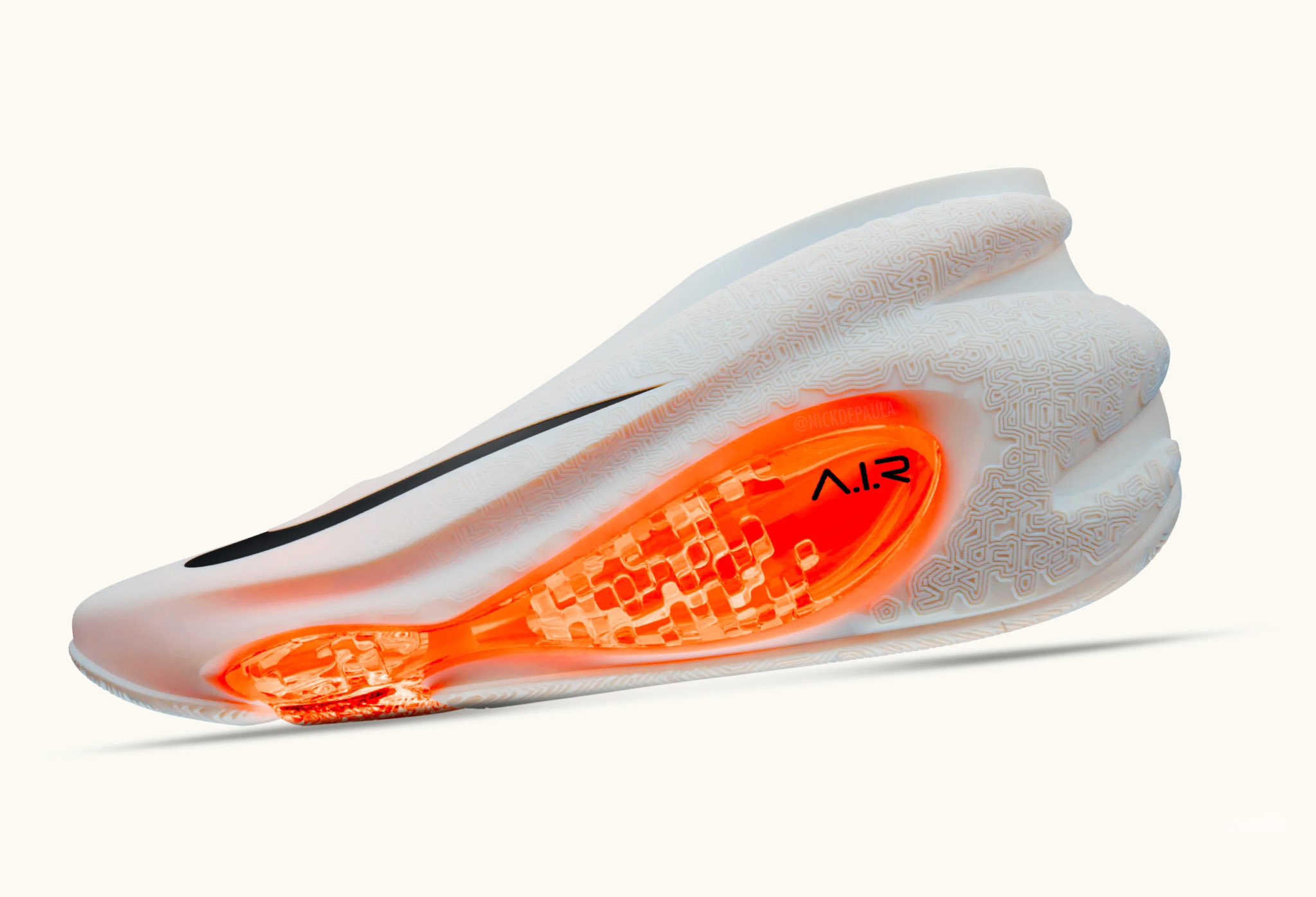 真就外星人️耐克通过AI技术为文班亚马设计发布概念签名鞋！