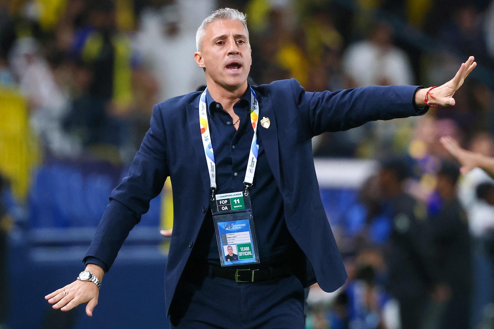 阿尔艾因阿联酋杯决赛失利，克雷斯波执教生涯首次输掉决赛