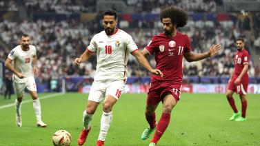 2024年02月11日 足球之夜-卡塔尔队和约旦队的冲冠之路